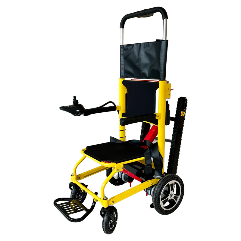 silla de ruedas eléctrica de escalada de escaleras tipo rastreo escaleras eléctricas tripuladas para personas mayores discapacitadas