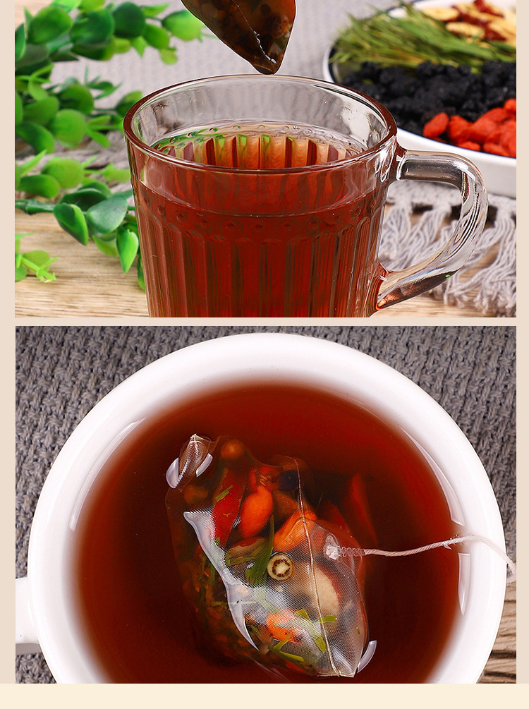 Shen Qi Yang Yuan Tea Nine Treasure Herbal Tea Bags 120g Warming Daily Wellness Brew for Men key features
