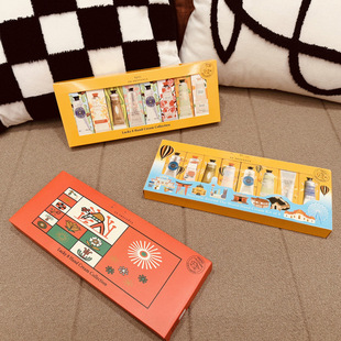 Oshujia Dan Hand Cream Moisturizing, Moisturizing, Anti-Drying and Non-Greasy Hand Cream Eight-Piece Gift Box Set