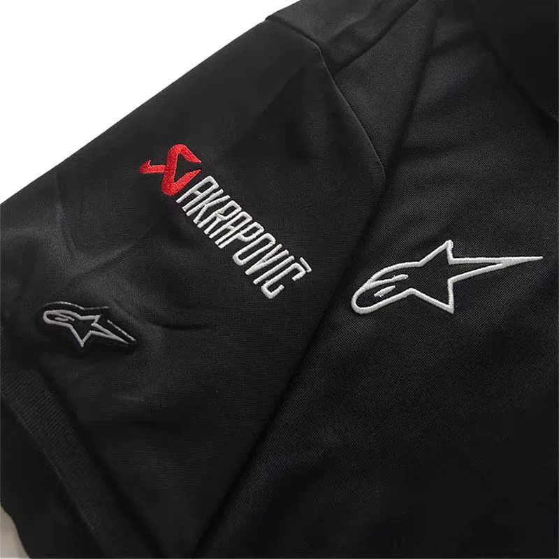 Summer T-shirt, quick dry polo, with embroidery