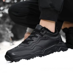 Zixi New Men's Casual Fashion Sports High Heeled Leather Shoes Black Fashion Durable sneaker