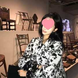 韩系氛围感穿搭提花蝙蝠袖毛衣外套女秋冬慵懒感宽松针织开衫