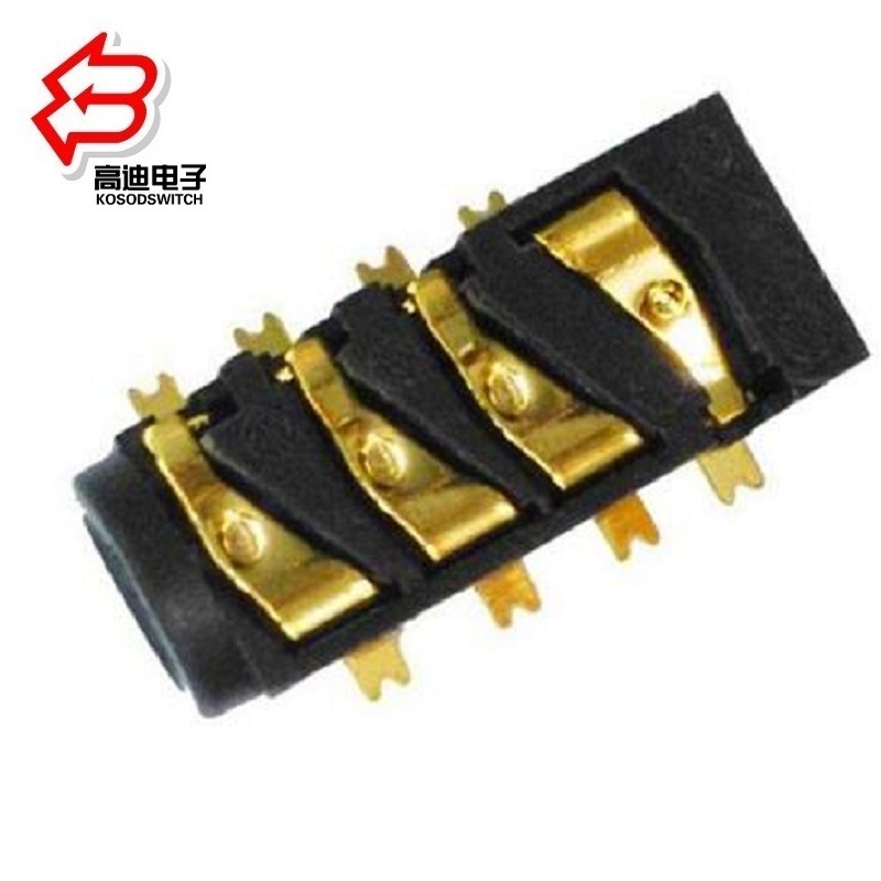 四极3.5耳机母座 四节 贴片4节3.5耳机插座 迷你3.5耳机插口8脚