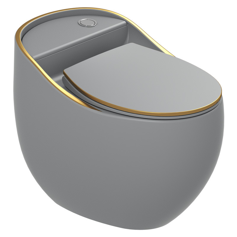 Asiento de inodoro en forma de huevo, decoración, proyecto de hotel para el hogar, venta al por mayor, nuevo inodoro con sifón súper remolino