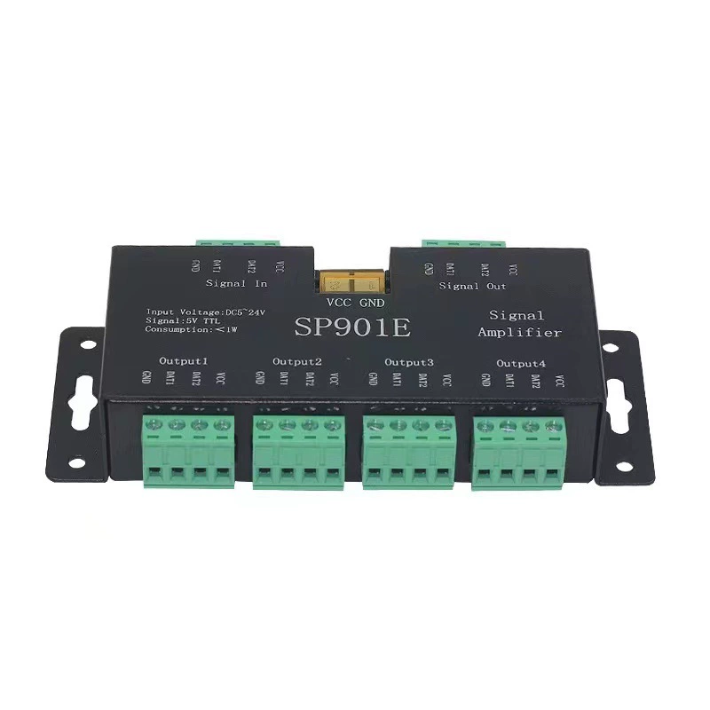 Factory SP901E Phase Color Amplifier, TTL Phase Color Amplifier, Phase Color LED Strip Amplifier