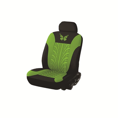 Universal seat cover, Seat Cushion Universal Car Seat Cover - green-single-seat-2-piece-set-general