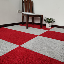 商用尼龙地毯拼接拼块方块毯酒店地毯防火B1多色印花花型定制