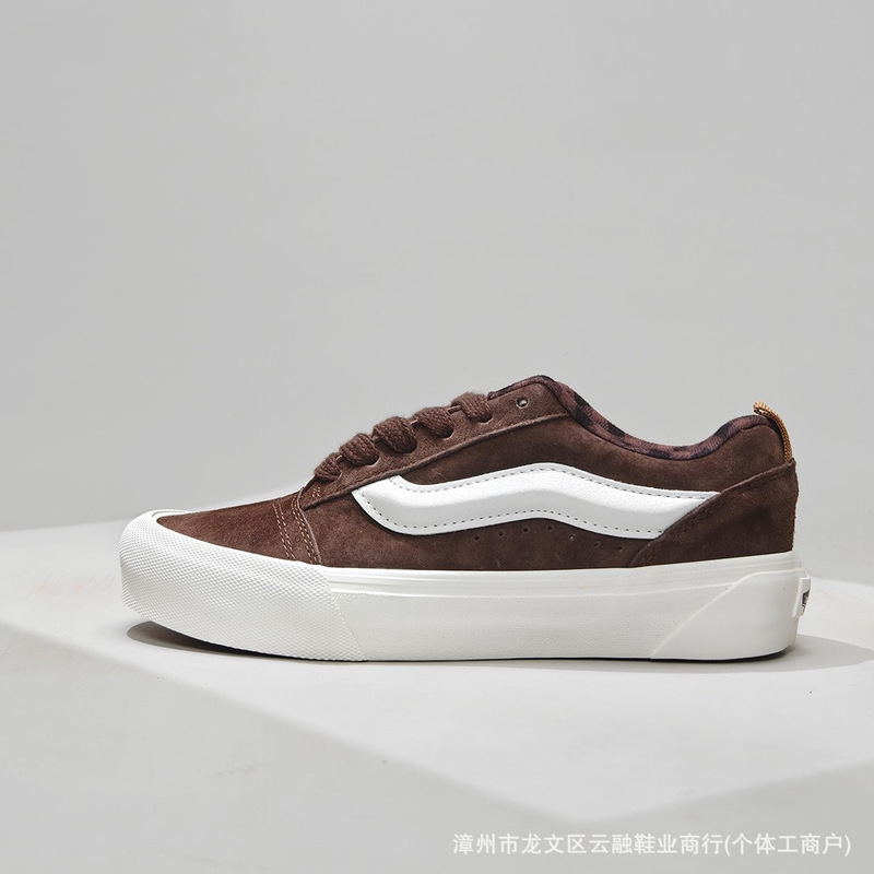 Putian Pure Original High-End Version Classic Vans Dragon Fruit Thick-Soled Shoes Knu Skool Retro Low-Top Sneakers Putian Pure Original High-End Version Classic Vans Dragon Fruit Thick-Soled Shoes Knu Skool Retro Low-Top Sneakers