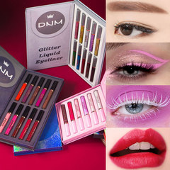 DNM Polarized Lip Gloss Bright Onion Pink Eyeliner Liquid Colored Eyelash Mascara Eyebrow Mascara Hard Box Set Cross-border Exclusive