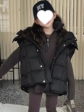 高品质儿童面包服马甲外套2025秋冬装新款男女童同款加厚保暖棉衣