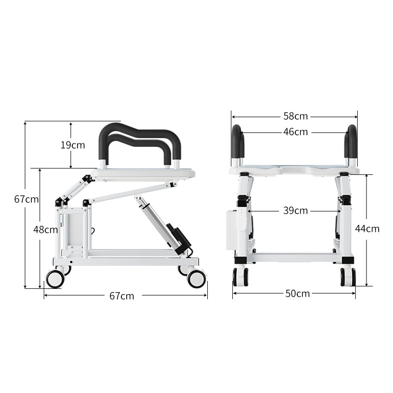 silla de elevación eléctrica para ancianos ascensor auxiliar para el hogar inteligente inodoro de pacientes embarazadas brazalete asistido