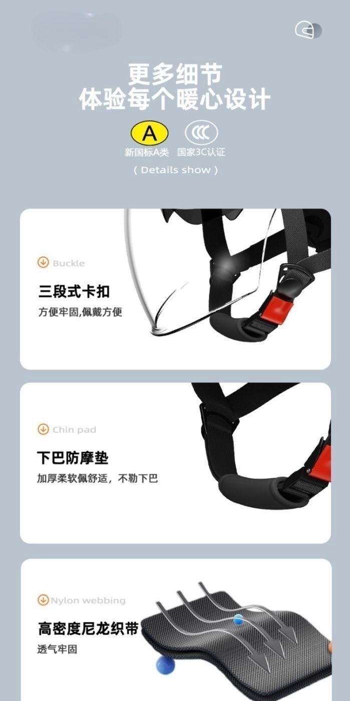 New certified electric vehicle helmet for men and women, does not press on hair, summer sun protection, motorcycle half helmet, safety helmet