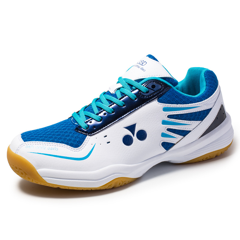 Nuevos zapatos de bádminton de malla transfronterizos zapatos de tenis de entrenamiento ligero zapatos deportivos antideslizantes al por mayor
