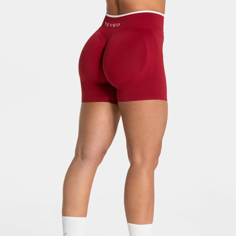 Teveo Seamless Yoga Shorts Can Be Worn Outside, Hip Lifting and Body Shaping Sports Shorts, Fitness Sports Shorts