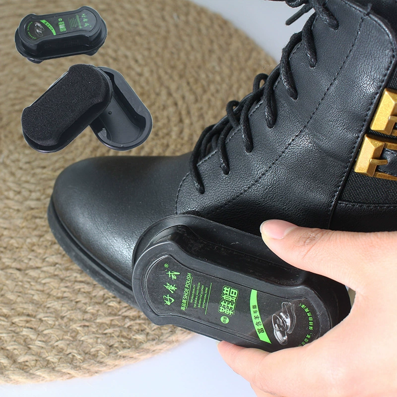 Двусторонняя губчатая кожаная обувь многофункциональная бесцветная осветляющая щетка для обуви восковая щетка для ухода за кожей Уход за обувью крем для обуви оптом