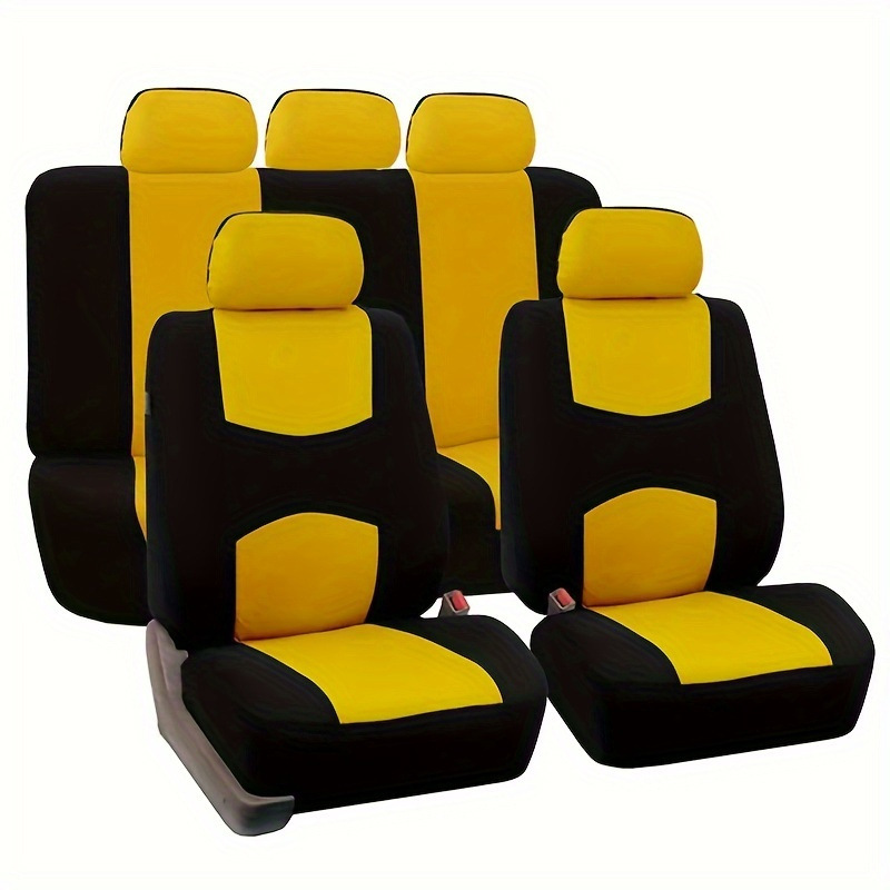 Cross-Border Temu Amazon Mexico Universal Five-Seater Car Seat Cover Flat Type Car Seat Cover 9-Piece Set