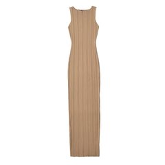 Lusty girl pure desire summer one-shoulder sleeveless knitting dress with waist-cinch elastic knee-length skirt slimming and body-fitting