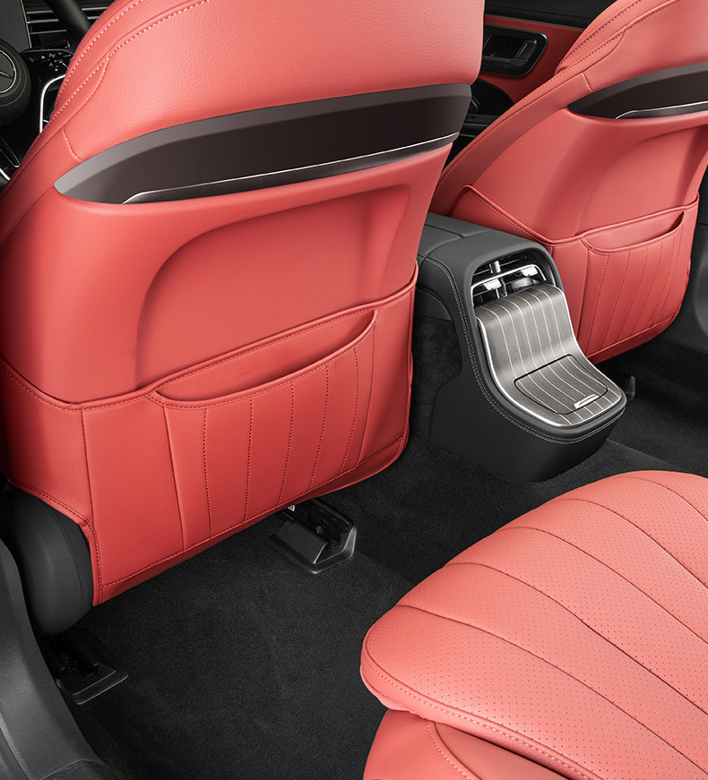 Suitable for Mercedes-Benz E-Class Seat Anti-Kick Pads E300L/E260L Special Original Car Color Backrest Rear Protection Leather Pad