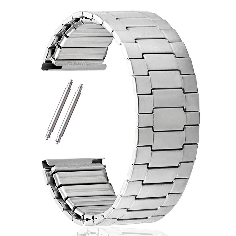 Stainless Steel Stretch Metal Strap for Huawei watch2pro Glory magic Watch Strap 22mm Male