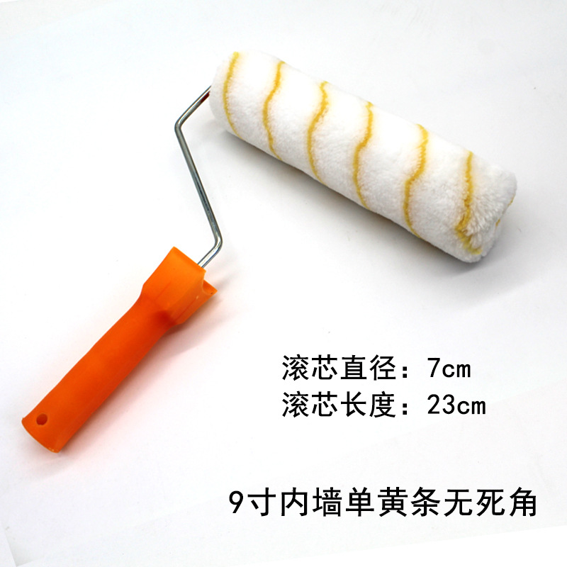 Cepillo de rodillo de pintura directa de fábrica de 9 pulgadas sin ángulo muerto de 4 pulgadas mini cepillo de herramientas al por mayor para uso industrial de pintura de látex doméstica