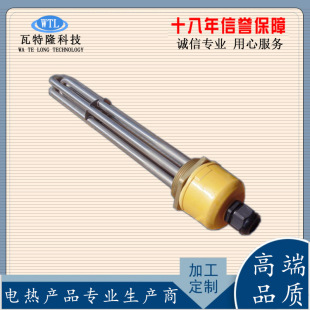 鍋爐水箱電加熱器 不銹鋼法蘭盤水加熱器 反應釜電熱管蒸汽加熱器