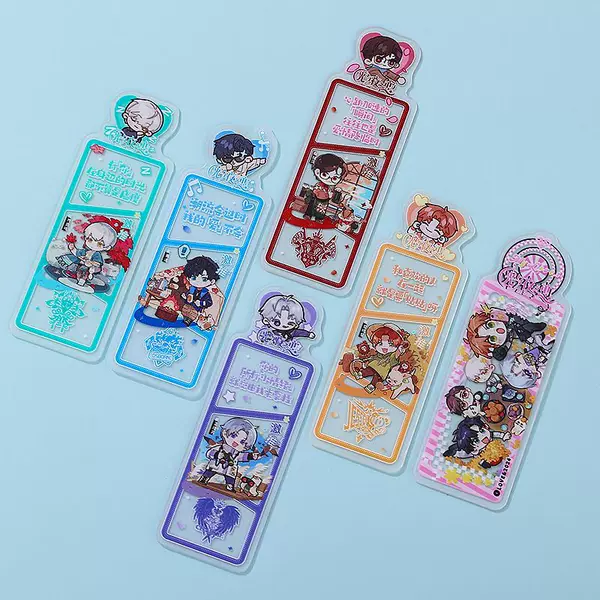 Custom transparent bookmarks, anime merchandise, celebrity photo cards, postcards, transparent cards, creative gifts, and translucent bookmarks – all made to order