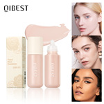 QIBEST粉底液防汗不易脱妆控油遮瑕持妆防水干皮油皮粉底霜彩妆