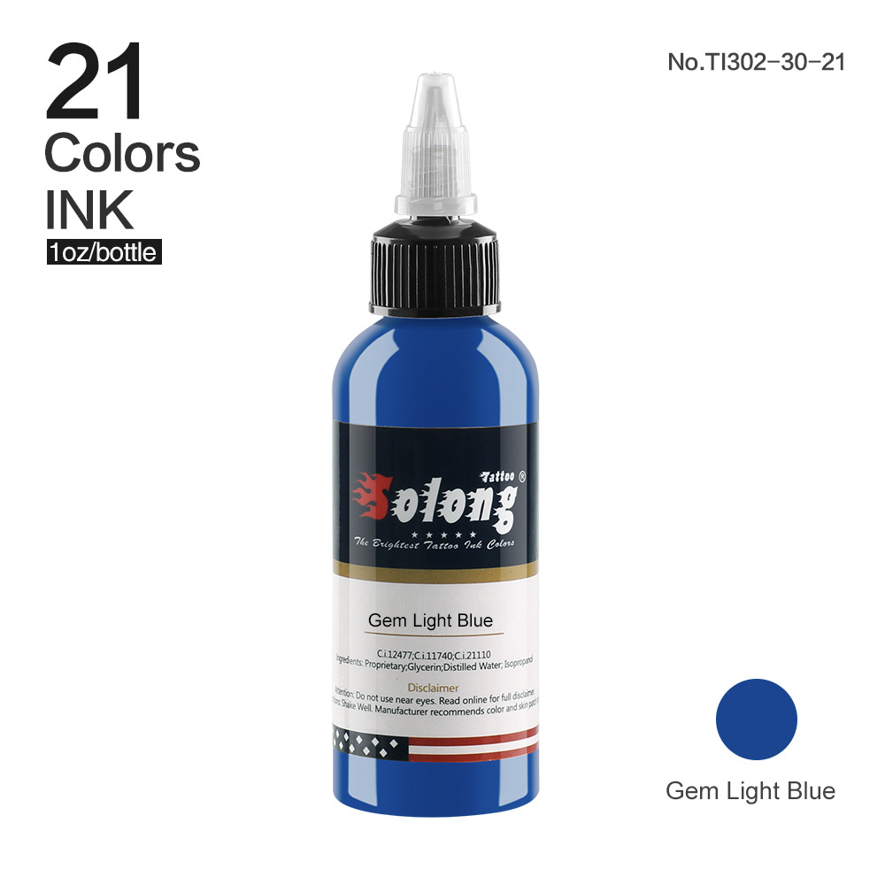 Tinta para Tatuajes de Dragón Bordado 30ml, Set de Pigmentos Coloridos para Tatuajes, Tinta para Tatuajes con MSDS, Suministro Exclusivo Transfronterizo para Equipos de Tatuaje
