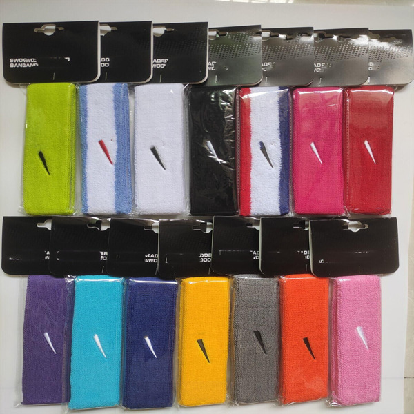 Pure Cotton Suwan Nike Headband Sweat Absorbing Sports Sweat-proof Wrist Wrist Yoga Men's and Women's Tennis Running Basketball Headscarf Pure Cotton Suwan Nike Headband Sweat Absorbing Sports Sweat-proof Wrist Wrist Yoga Men's and Women's Tennis Running Basketball Headscarf