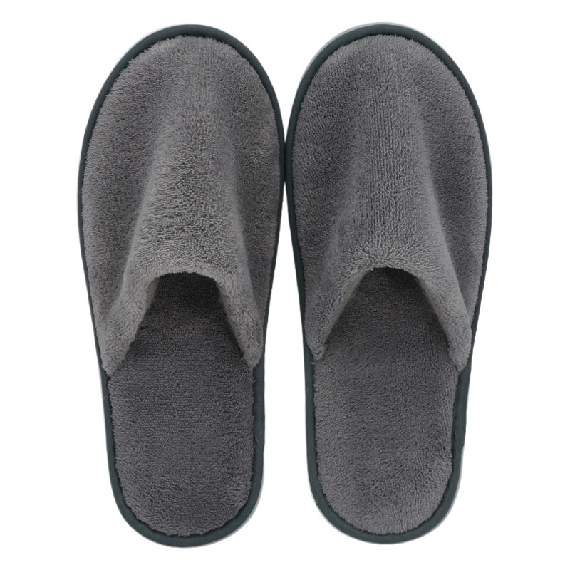 Coral Fleece Hotel Hotel Thickened Non-Slip Slippers Beauty Salon Guest Room Supplies Disposable Slippers