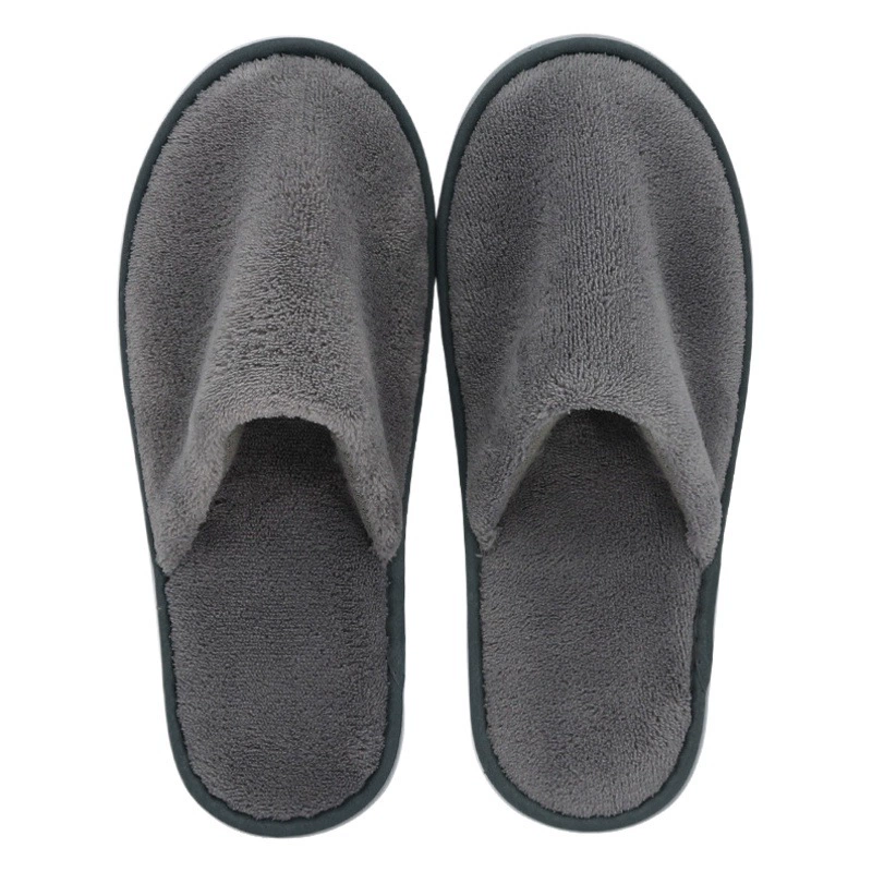 Коралловый флис Отель Утолщенные Нескользящие тапочки Салон красоты Принадлежности для гостевых комнат Одноразовые Тапочки