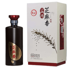 辽宁阜新特产三沟老窖芝麻香型52度500ml*瓶礼盒装高度纯粮白酒