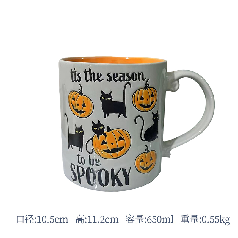 Cerámica bajo vidriado pintado a mano linda taza de gato taza de agua taza de desayuno taza de avena pareja micro pomelo