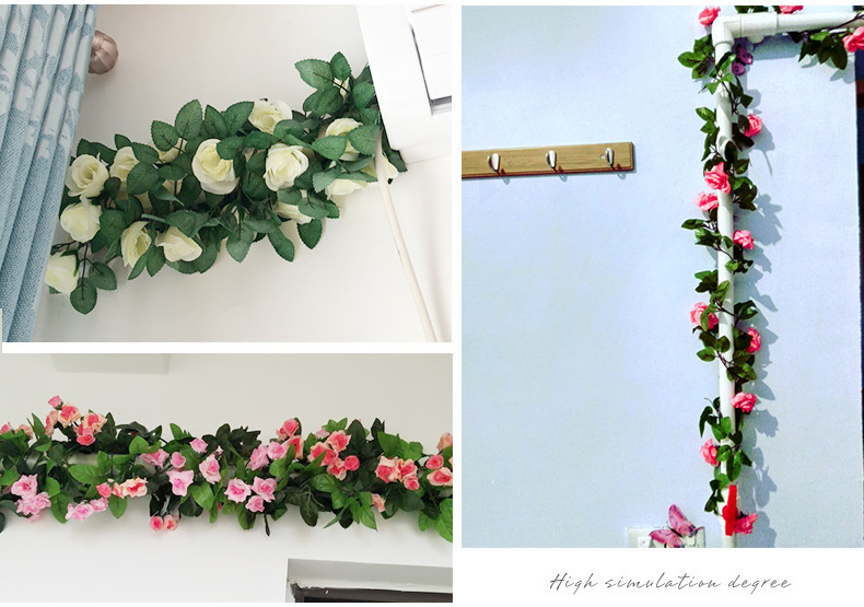 假花藤条 吊顶装饰