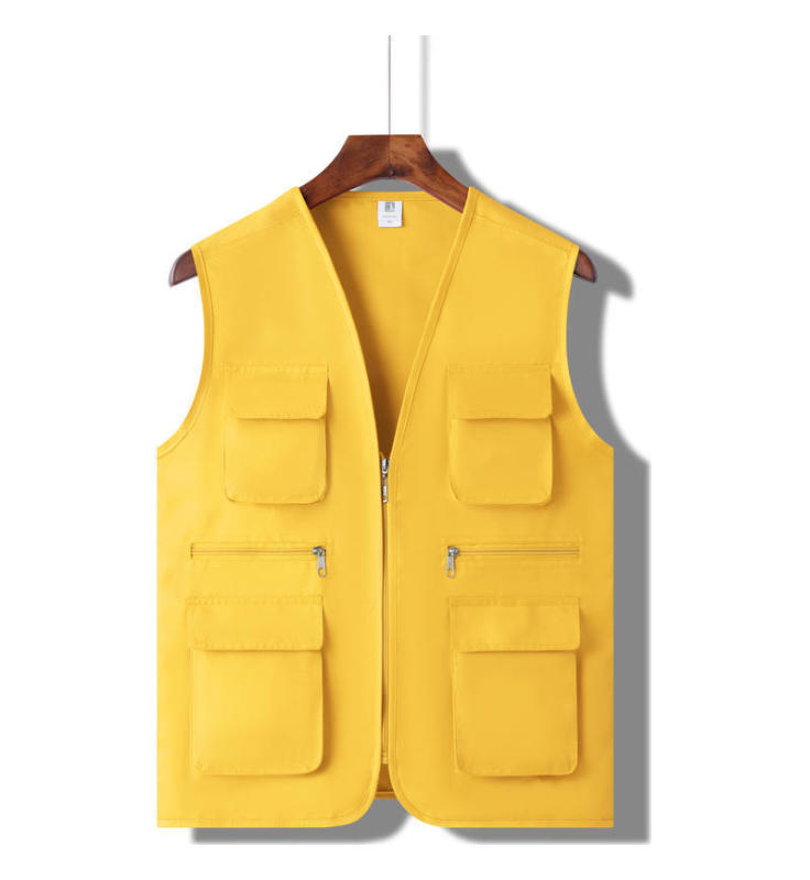立体ポケット多ポケット広告党員馬甲はロゴ作業服釣り服監督ベストボランティアを制定した|undefined