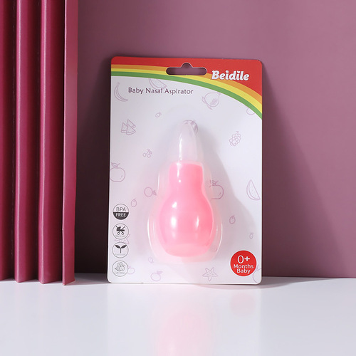 Factory supplies newborn baby nasal aspirator, cold snot cleaner, baby anti-reflux silicone nasal aspirator