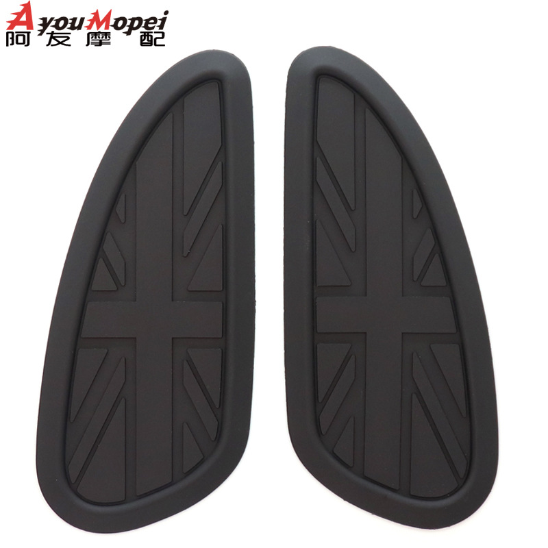 Motocicleta retrógrado tanque de combustible Triumph universal en forma de mi dos lados pegatinas antideslizantes resistentes al desgaste y anti-rapador venta en caliente transfronteriza