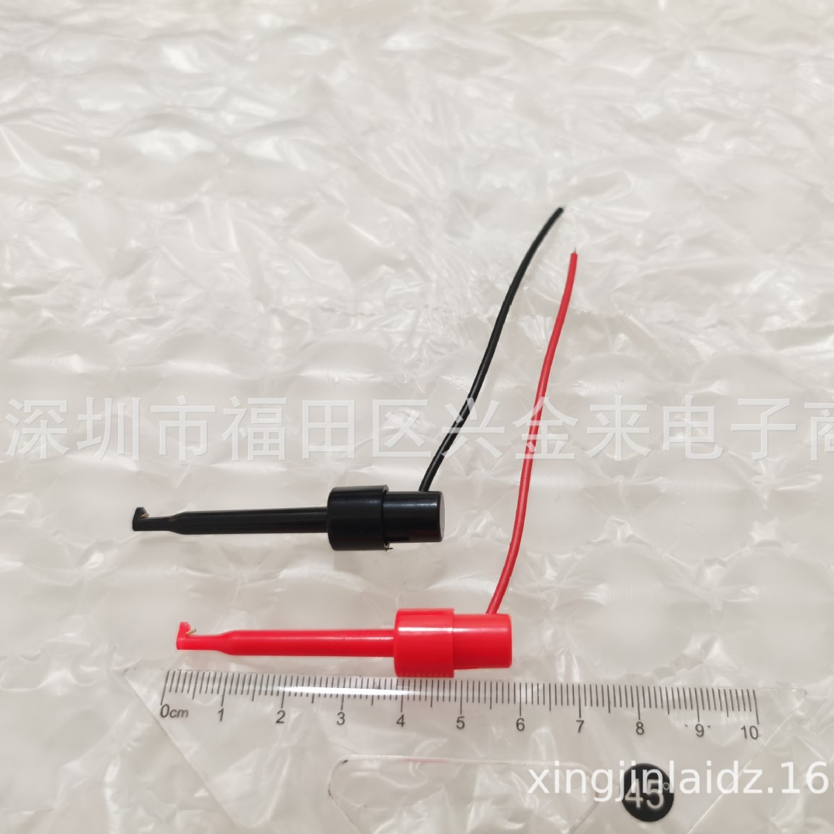 大号测试钩子线10CM测试爪逻辑分析仪夹子连接线单头导线钩测试线