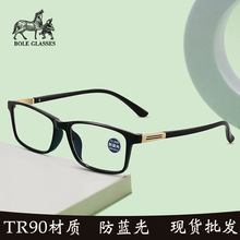 厂家新款tr90休闲老花眼镜女高级感防蓝光摆摊老花镜老年镜框批发