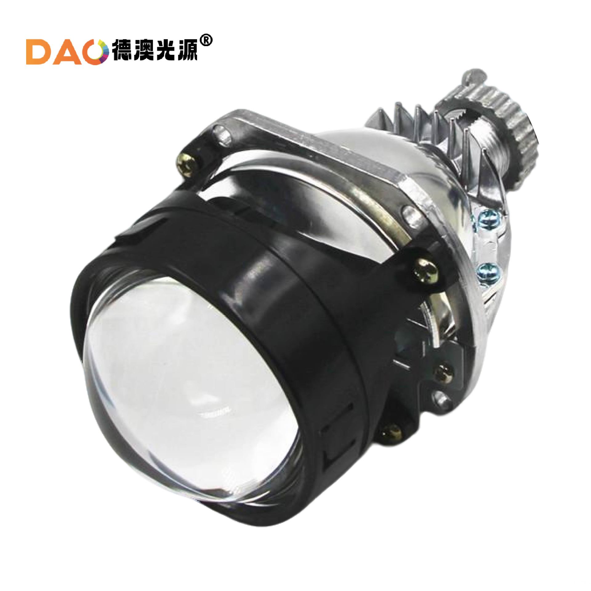 Mini 2,5 pulgadas LED de doble luz de la lente i2S resaltar inicio rápido del coche faro proyector impermeable LED Super brillante lente