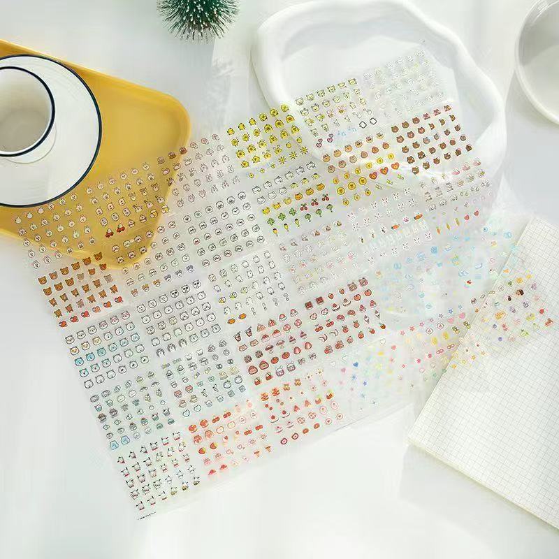 Luminous Nail Stickers for Kidsren Cartoon Waterproof Decorative Fluorescent Stickers Cute Little Girl Luminous Nail Stickers