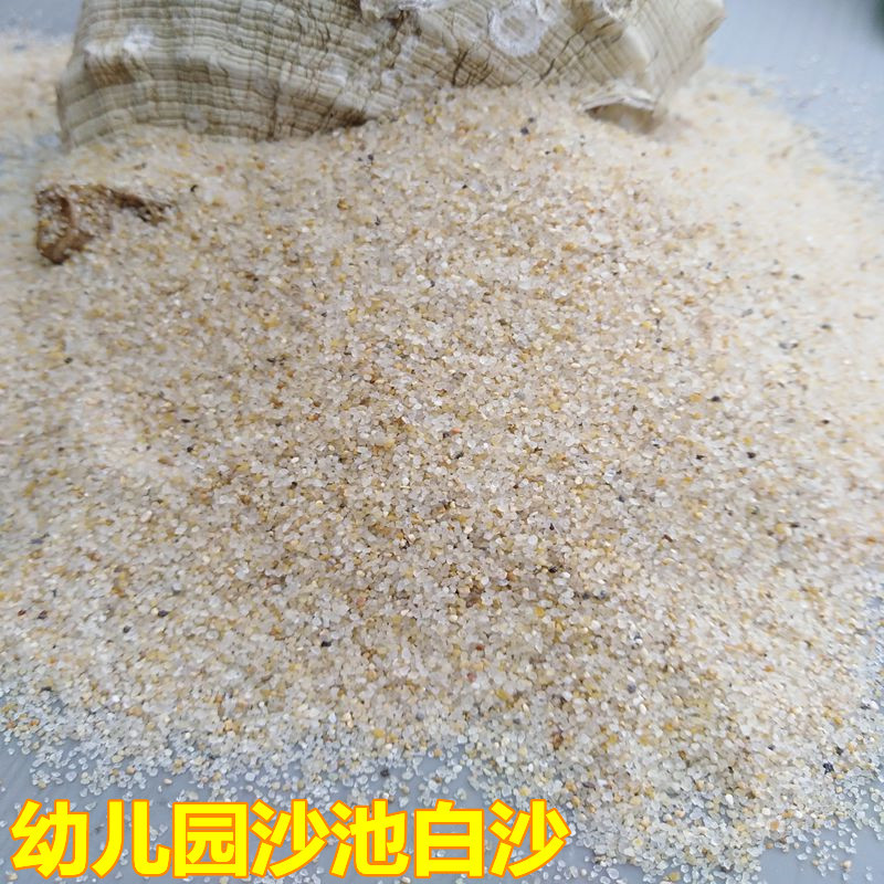 青岛海沙水洗海砂0.5-1mm人造草坪填充海沙 室外沙滩沙防火沙