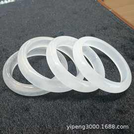 厂家批发新坑翡翠完美冰种手镯水沫玉白月光玉镯冰透石英岩玉手镯