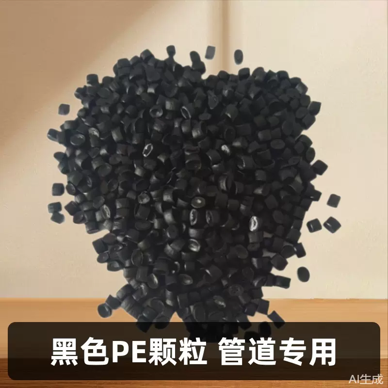 长期供应黑色聚乙烯再生颗粒 聚乙烯管道专用pe低压料