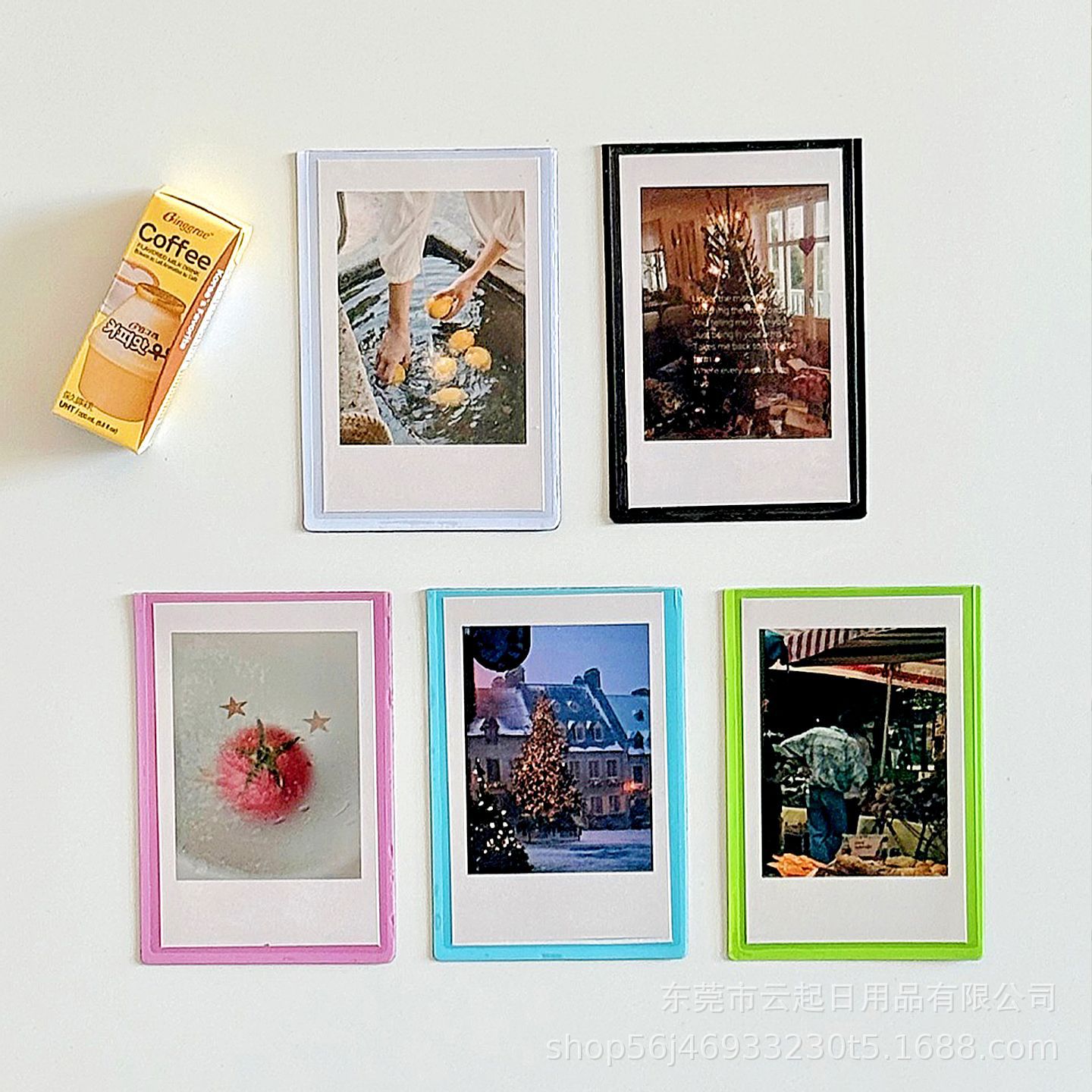 Polaroid Magnetic Photo Frame Wide Soft Magnetic Photo Bag Sq Photo Paper Mini Photo Creative Refrigerator Magnet Wholesale