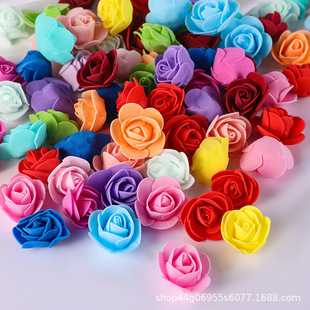 3.5cm artificial PE foam rose flower hand decorative flower wreath flower fake flower flower flower head 1