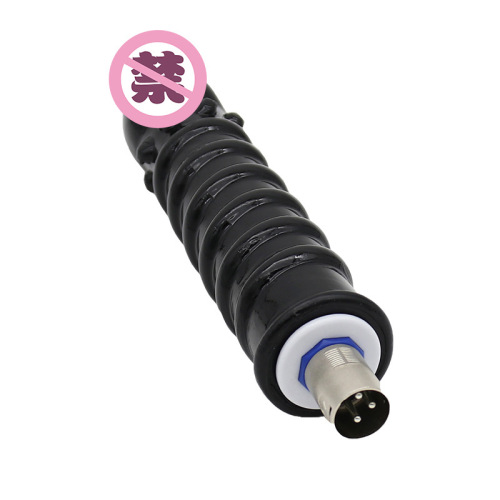 Cannons Accessories Simulation Penis Black Soft Rotating Threaded Female Pleasure Stick Adult Female Masturbation Fake Penis