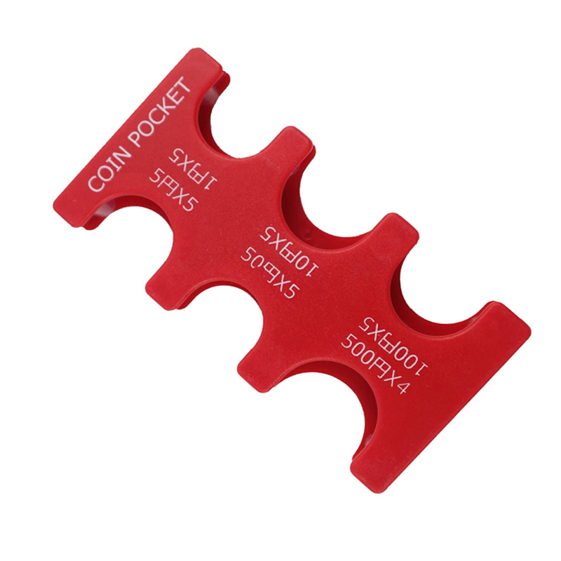 Clip de moneda puntual transfronterizo Monedero de clasificación de monedas de plástico japonés Cartera portátil japonesa y coreana Monedero de almacenamiento de monedas