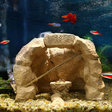 陶瓷鱼缸造景装饰摆件陶罐躲避屋沉水慈鲷躲避洞繁殖罐虾屋虾屋