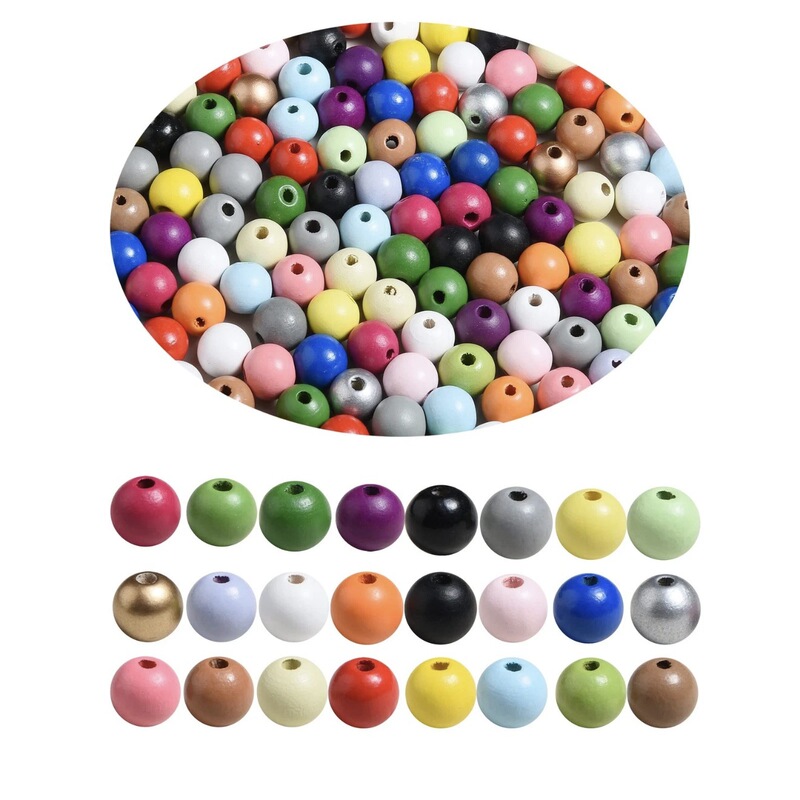 DIY jewelry accessories colorful lotus wood round beads candy-colored wooden beads macaron-colored wooden beads lotus wood round beads DIY jewelry accessories colorful lotus wood round beads candy-colored wooden beads macaron-colored wooden beads lotus wood round beads